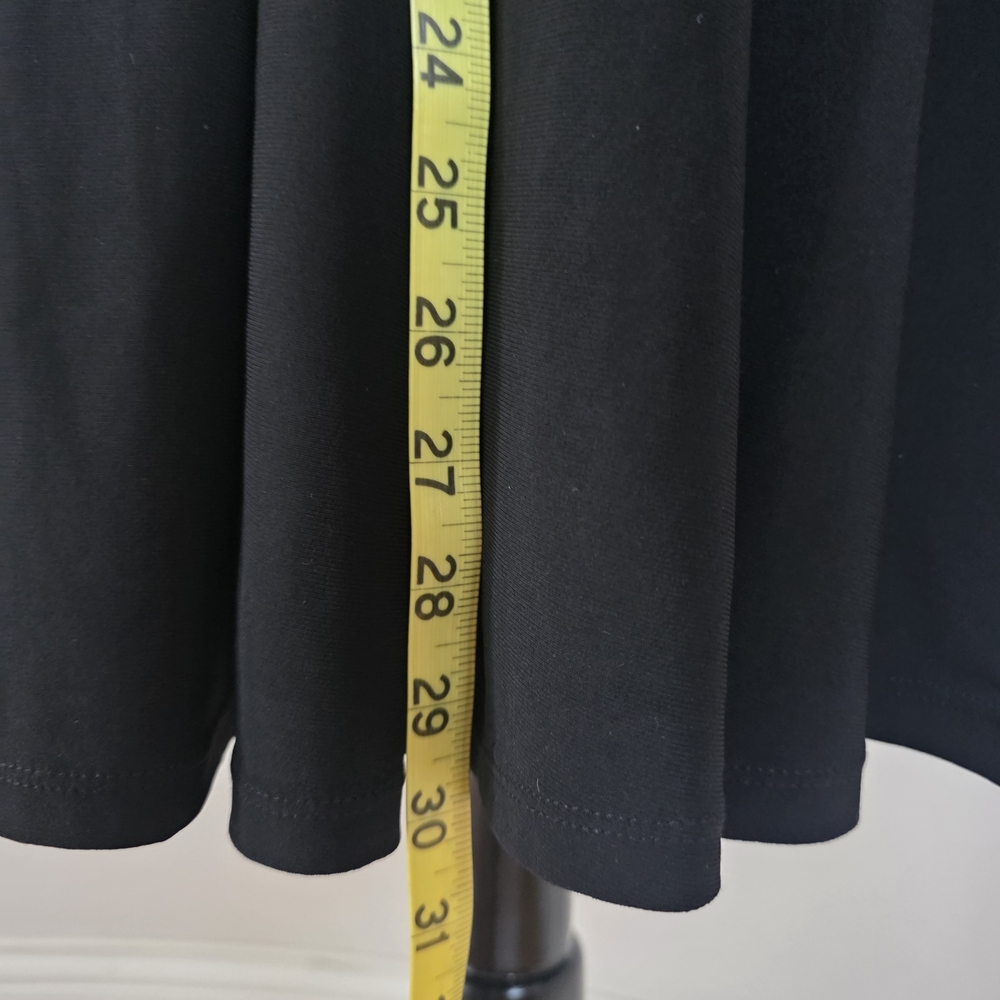 White House Black Market Black Strapless Dress with Blue Details - Picture 5 of 9